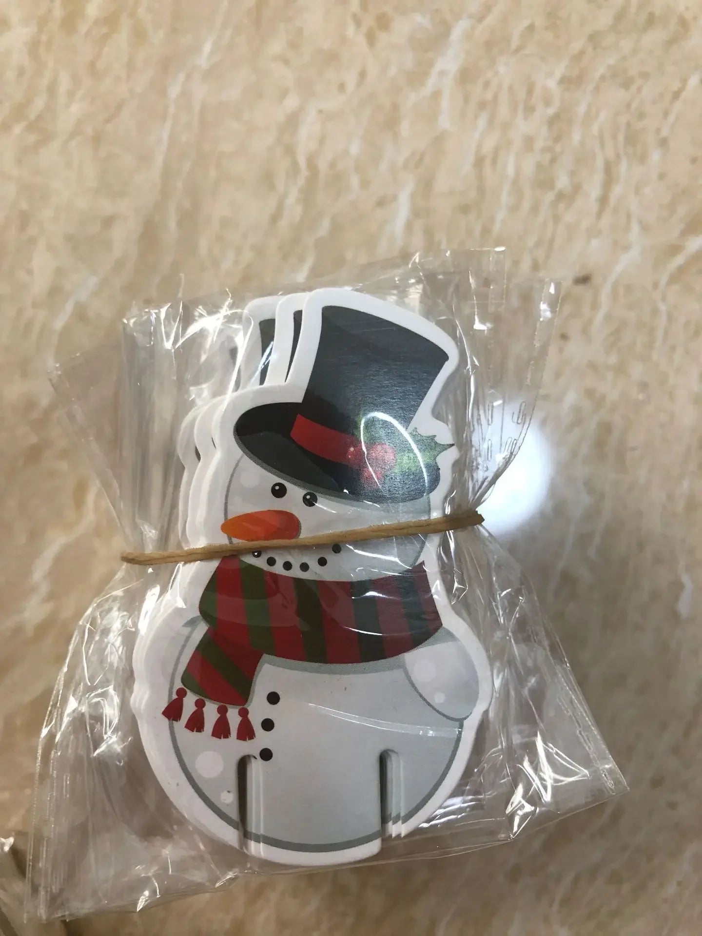 Étiquettes décoratives de Noël pour verres