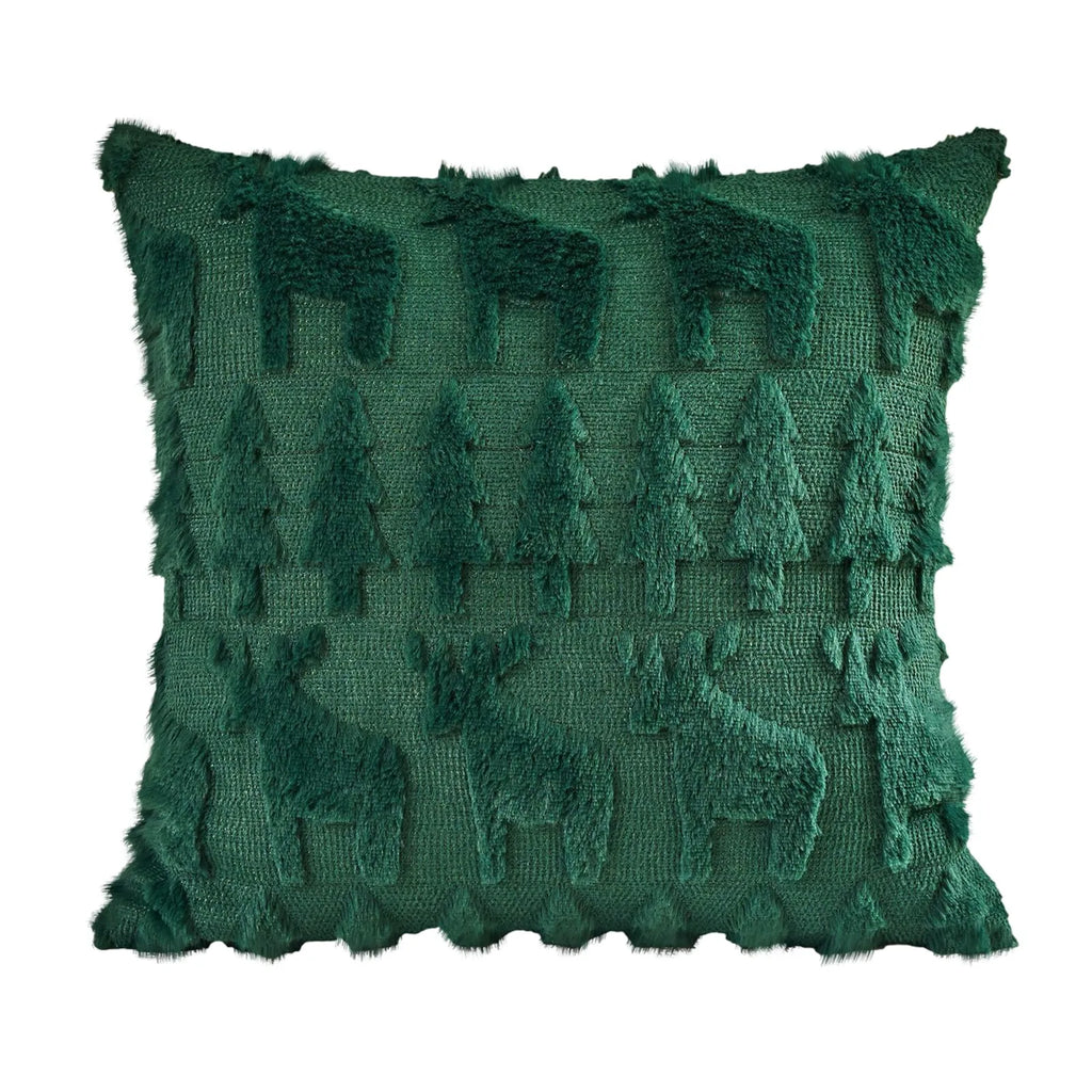 Taie d'oreiller motifs 3D de Noël